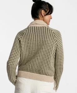 Frances Valentine Elyce's Picks Archie Cardigan Natural Green