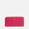 Frances Valentine Accessories Zip Around Continental Wallet Soft Nappa Pink Oyster
