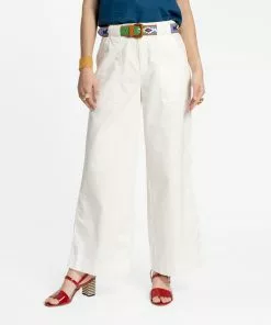 Frances Valentine Georgia Pant White NEW ARRIVALS